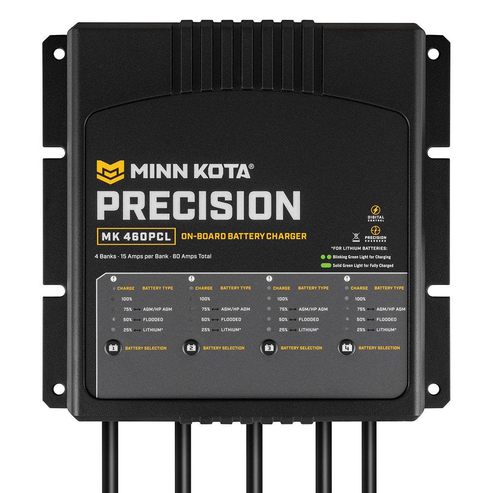 Suncoast Marine and Auto offers Minn Kota On-Board Precision Charger MK-460 PCL 4 Bank x 15 AMP LI Optimized Charger [1834604]