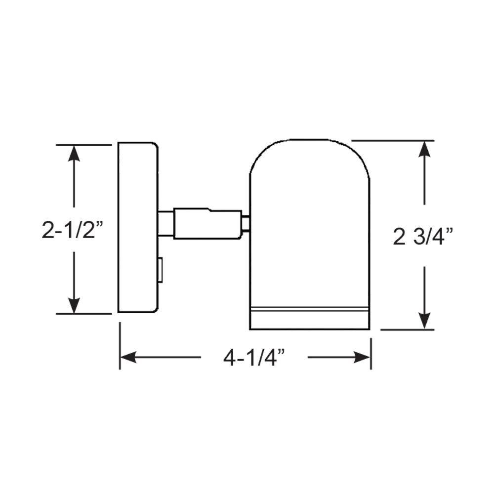 Suncoast Marine and Auto offers Scandvik LED Brass Reading Light - 10-30V [19052P]