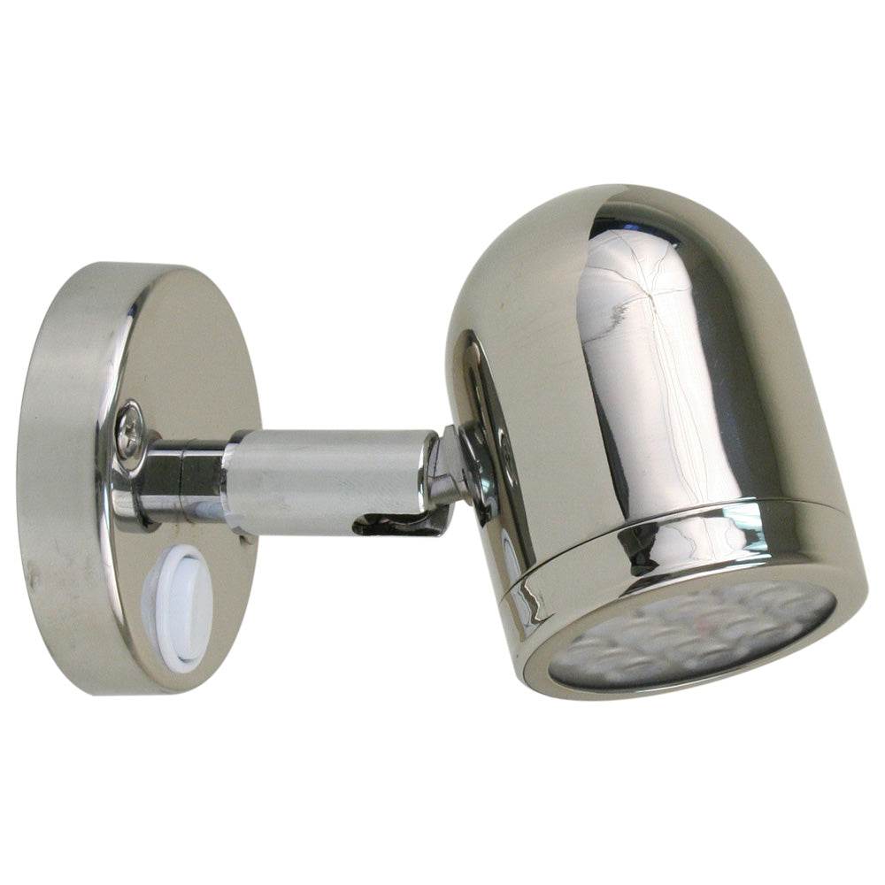 Suncoast Marine and Auto offers Scandvik LED 304 Stainless Steel LED Reading Light - 8-30V [19053P]