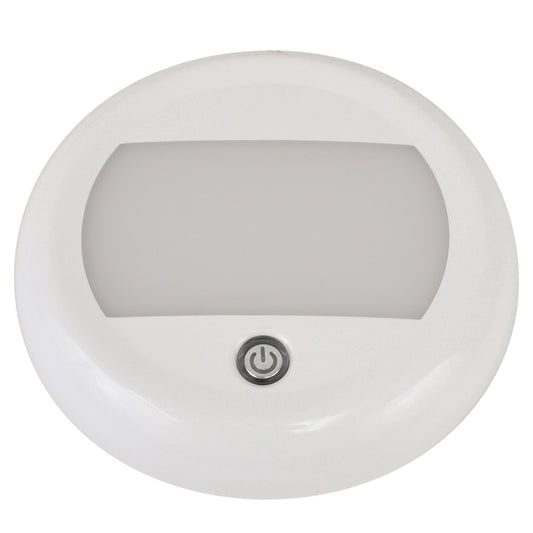 Suncoast Marine and Auto offers Scandvik 5" Dome Light w/Switch 3 Stage Dimming - 10-30V - IP67 [41323P]