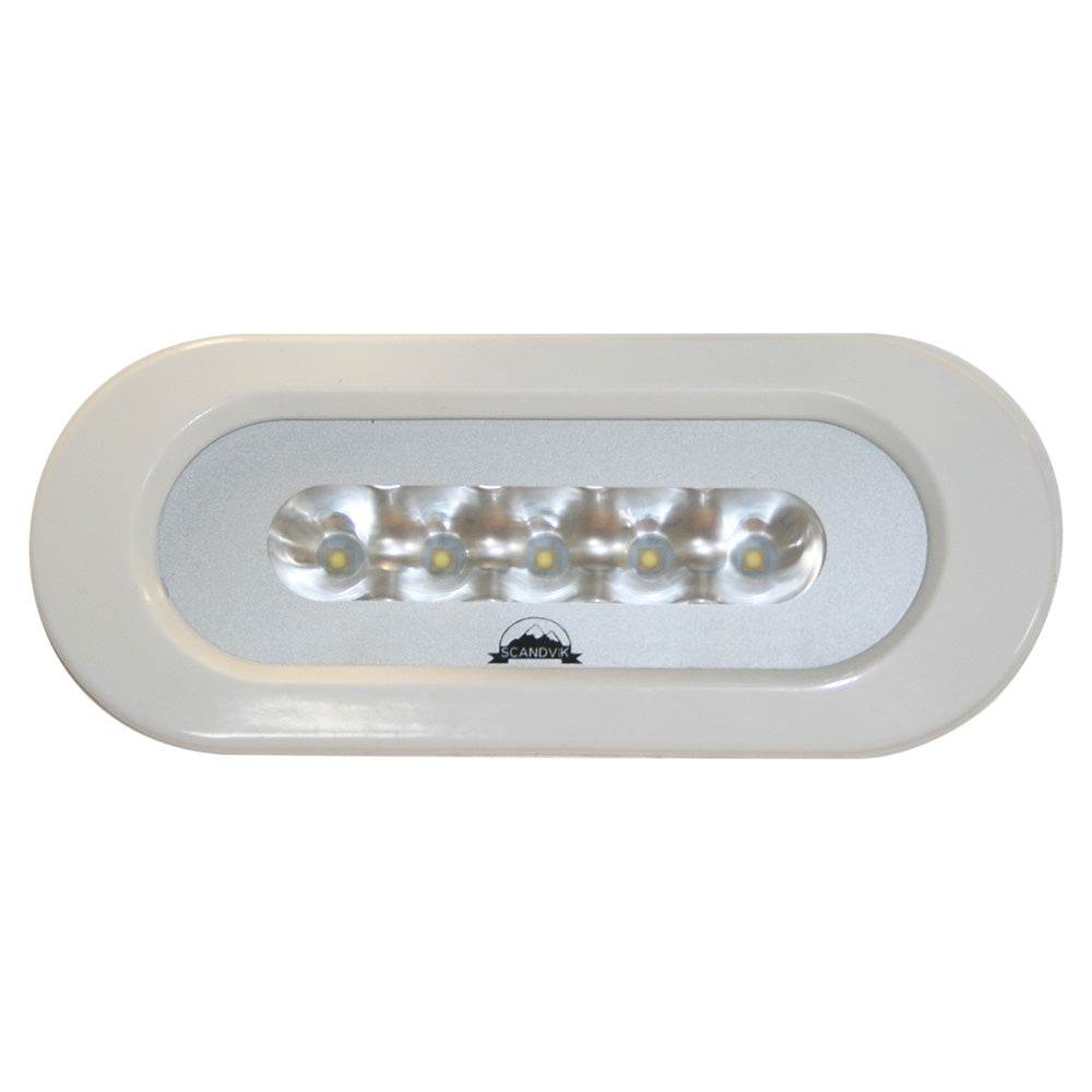 Suncoast Marine and Auto offers Scandvik Flush Mount Spreader Light - 10-30V - White [41343P]