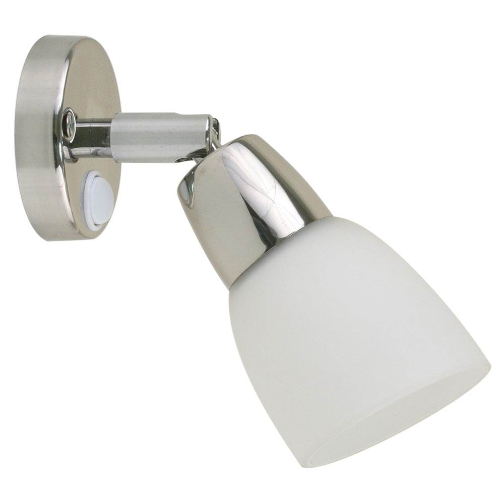 Suncoast Marine and Auto offers Scandvik SS Reading Light w/Frosted Glass Shade - 10-30V [41365P]