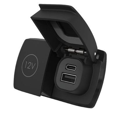 Suncoast Marine and Auto offers Scanstrut Flip Pro Duo - USB-A USB-C w/12V Power Socket [SC-MULTI-F2]