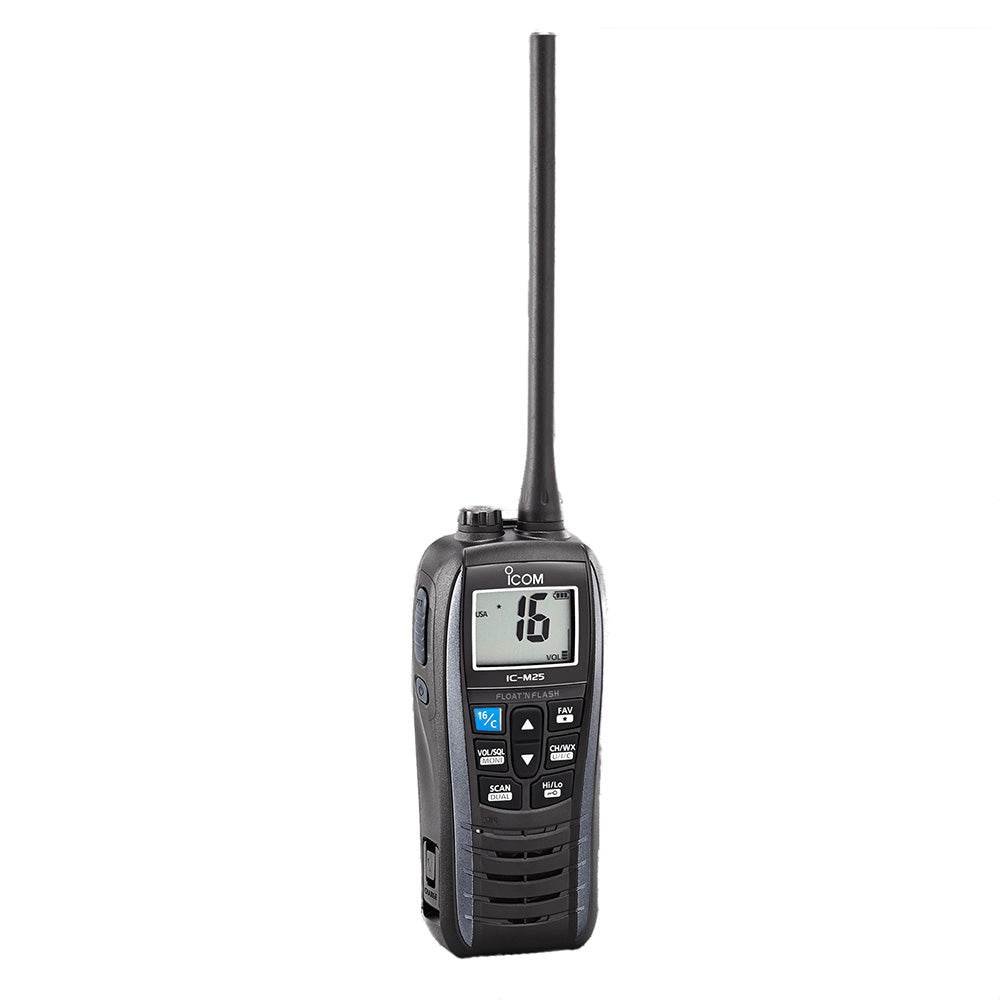 Suncoast Marine and Auto offers Icom M25 Floating Handheld VHF Marine Radio - 5W -Black [M25 BLACK 41]