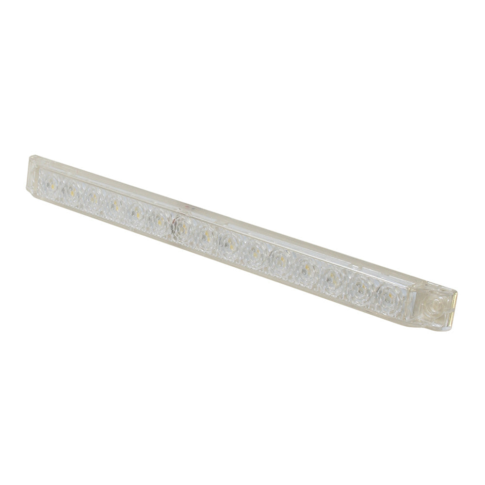 Suncoast Marine and Auto offers Scandvik 8" LED Light Strip - Blue w/Gasket - 12V [41645P]