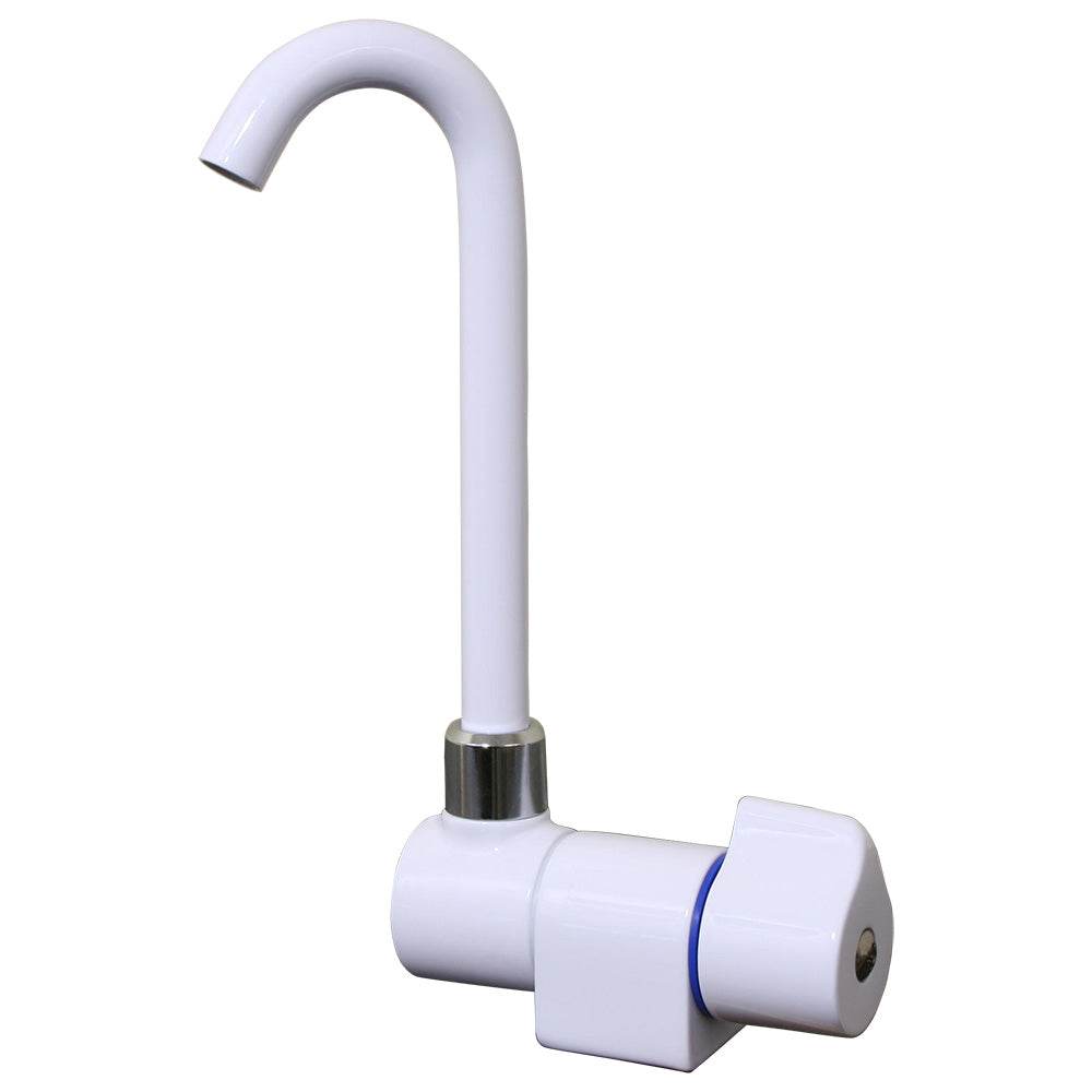 Suncoast Marine and Auto offers Scandvik Tall Tap w/Folding Spout - White Powder Coat Finish [10182P]