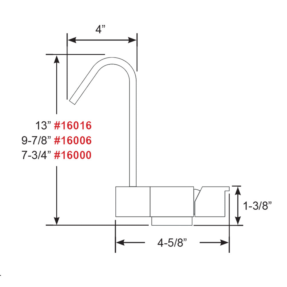 Suncoast Marine and Auto offers Scandvik Geometric Style Fold Down Mixer - 7.75" Height [16000]