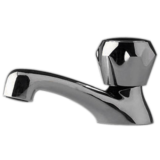 Suncoast Marine and Auto offers Scandvik Heavy-Duty Brass Basin Tap - Chrome Plated [10050P]