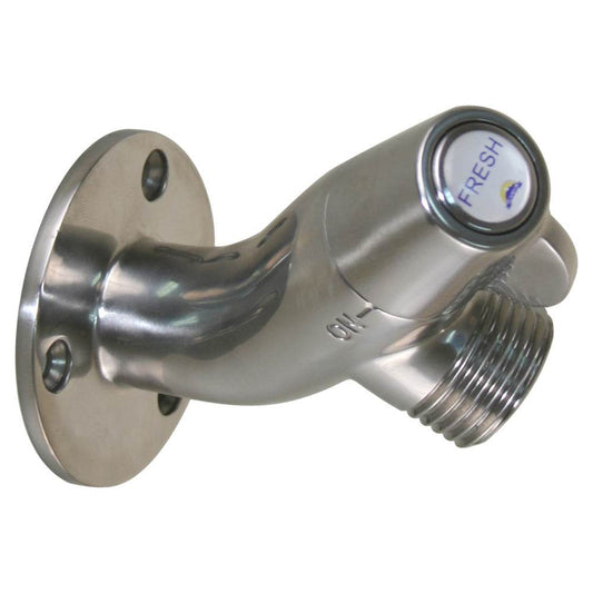 Suncoast Marine and Auto offers Scandvik Ceramic Angled Washdown Valve - SS Spigot [10175P]