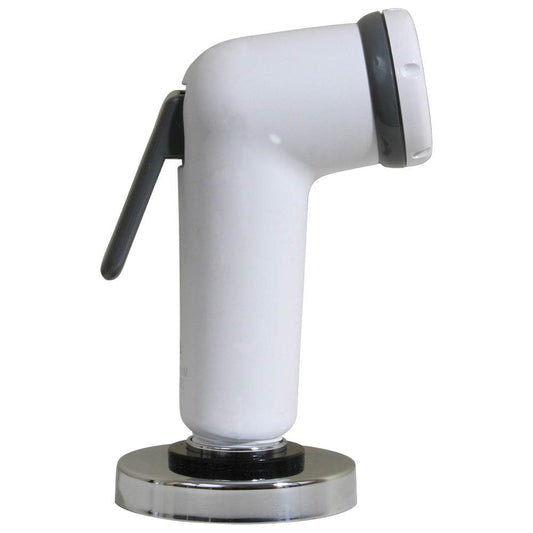 Suncoast Marine and Auto offers Scandvik Straight Handle Pull Out Sprayer - White w/6 Hose [10196P]