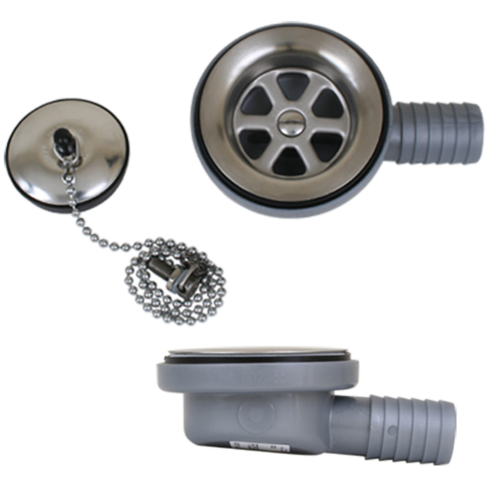 Suncoast Marine and Auto offers Scandvik Low Profile Drain Stopper - 1" Outlet [10306P]