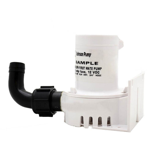 Suncoast Marine and Auto offers Johnson Pump First Mate HP 400 GPH 12V - Threaded Port [21405HP]