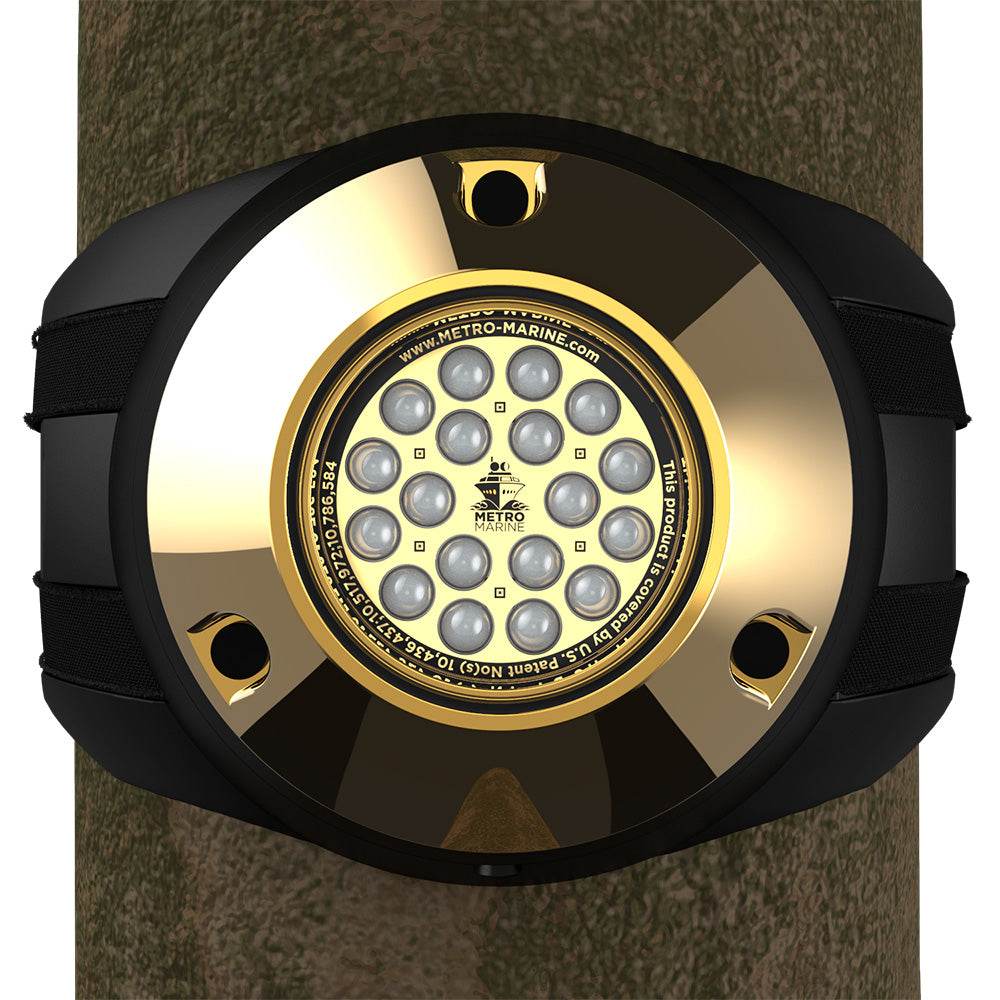 Suncoast Marine and Auto offers Metro Marine High-Output Piling Mount Underwater Light w/Intelligent Monochromatic LEDs - Green, 45 Beam [F-PMR1-G3-45]