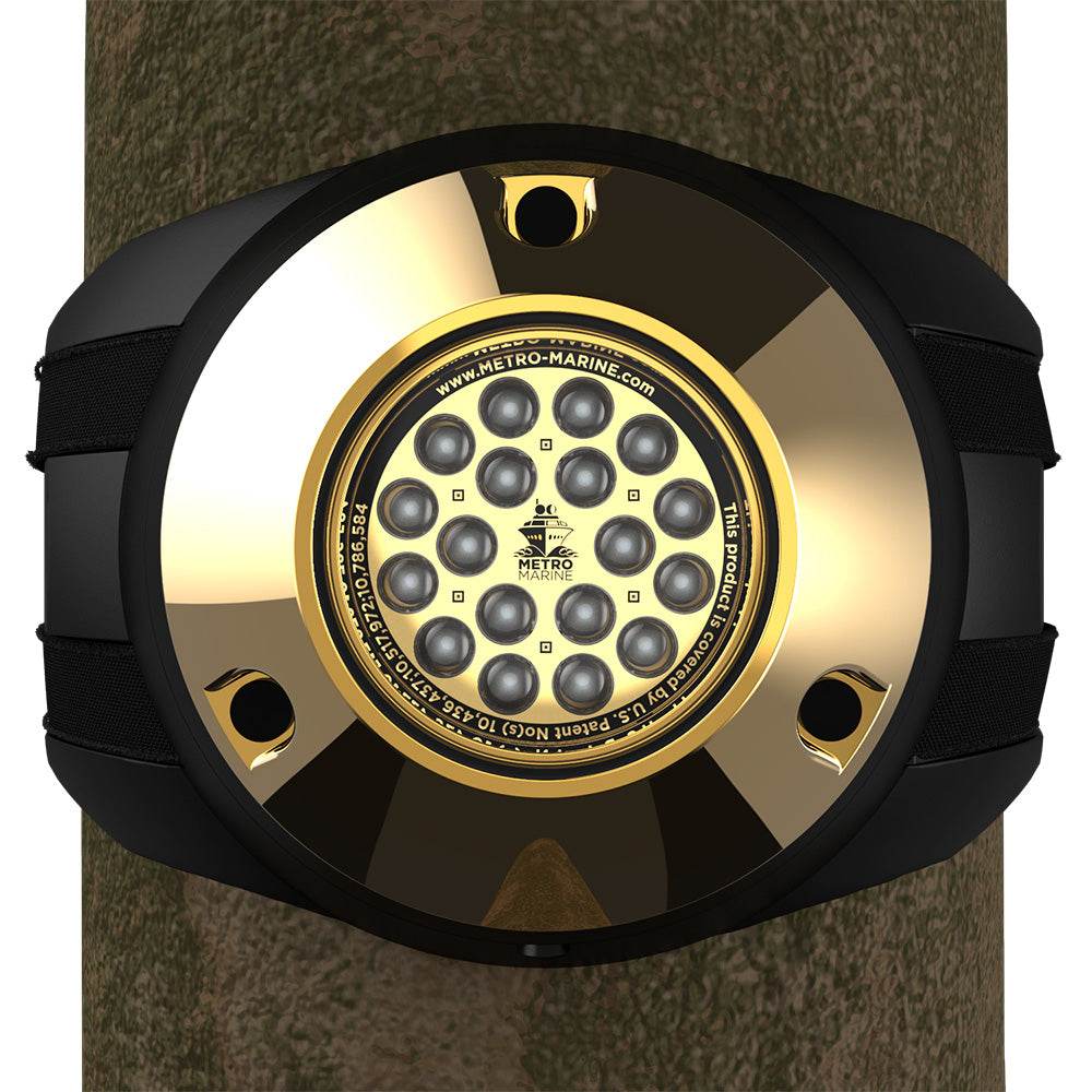 Suncoast Marine and Auto offers Metro Marine High-Output Piling Mount Underwater Light w/Intelligent Monochromatic LEDs - Green, 90 Beam [F-PMR1-G3-90]