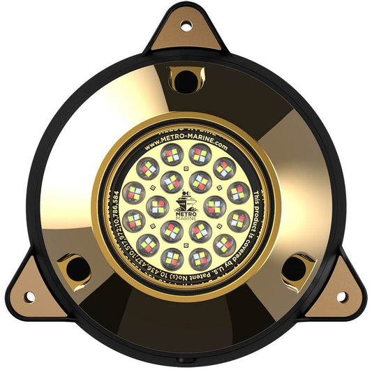 Suncoast Marine and Auto offers Metro Marine High-Output Surface Mount Underwater Light w/Intelligent Full Spectrum LEDs - RGBW, 90 Beam [F-SMR1-FS-90]