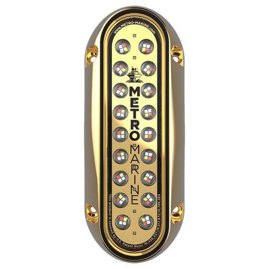 Suncoast Marine and Auto offers Metro Marine High-Output Elongated Vertical Mount Light w/Intelligent Full Spectrum LEDs - RGBW, 90 Beam [F-BME1-V-FS-90]