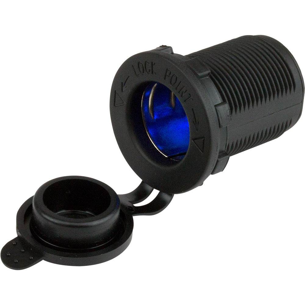 Suncoast Marine and Auto offers Sea-Dog 12V Power Socket w/Blue LEDs [426127-1]