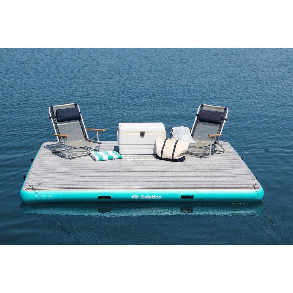 Suncoast Marine and Auto offers Solstice Watersports 10 x 8 Luxe Dock w/Traction Pad Ladder [38810]