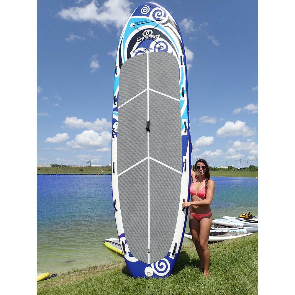 Suncoast Marine and Auto offers Solstice Watersports 16 Maori Giant Inflatable Stand-Up Paddleboard w/Leash 4 Paddles [35180]