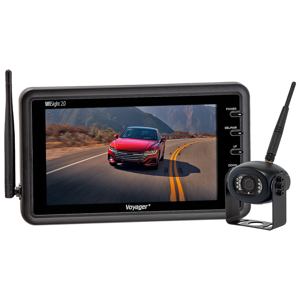 Suncoast Marine and Auto offers Voyager WiSight 2.0 - 7" Monitor w/Camera - Wireless [WVSXS70]