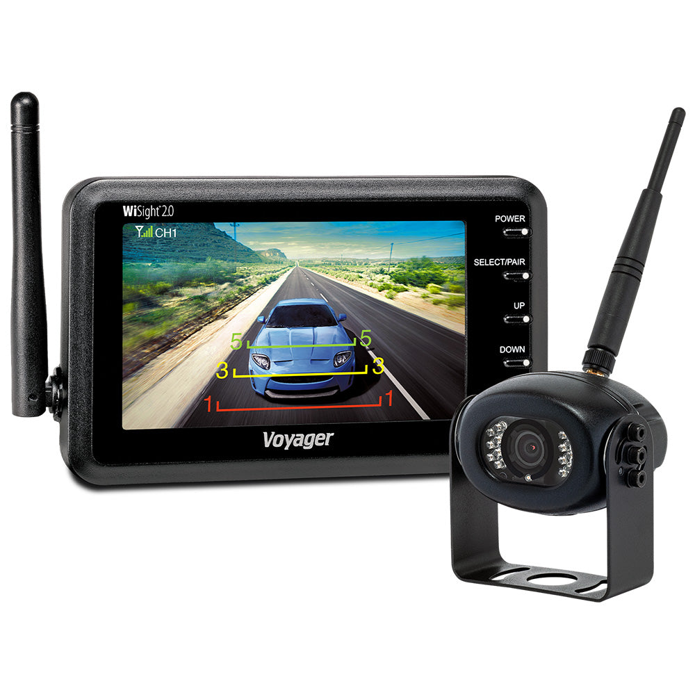 Suncoast Marine and Auto offers Voyager WiSight 2.0 - 4.3" Monitor w/Camera - Wireless [WVSXS43]