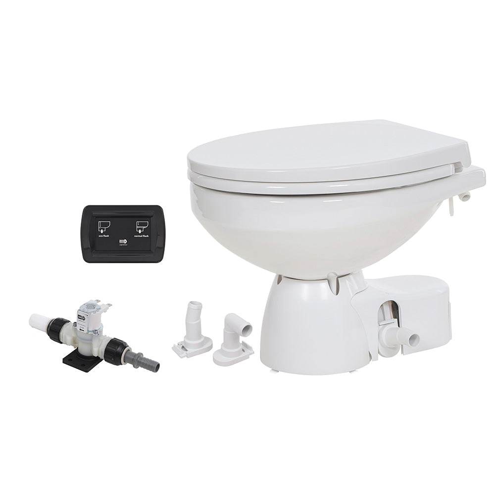 Suncoast Marine and Auto offers Jabsco Quiet Flush E2 Fresh Water Toilet Regular Bowl - 12V Soft Close Lid [38045-4192RSP]