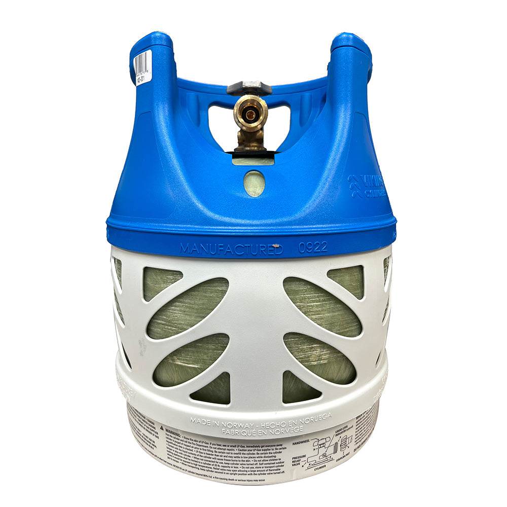 Suncoast Marine and Auto offers Viking Cylinders 11lb Vertical Fiberglass Composite LPG Cylinder w/Type 1 Valve - OPD, DOT, TC Approved [1420-0011]