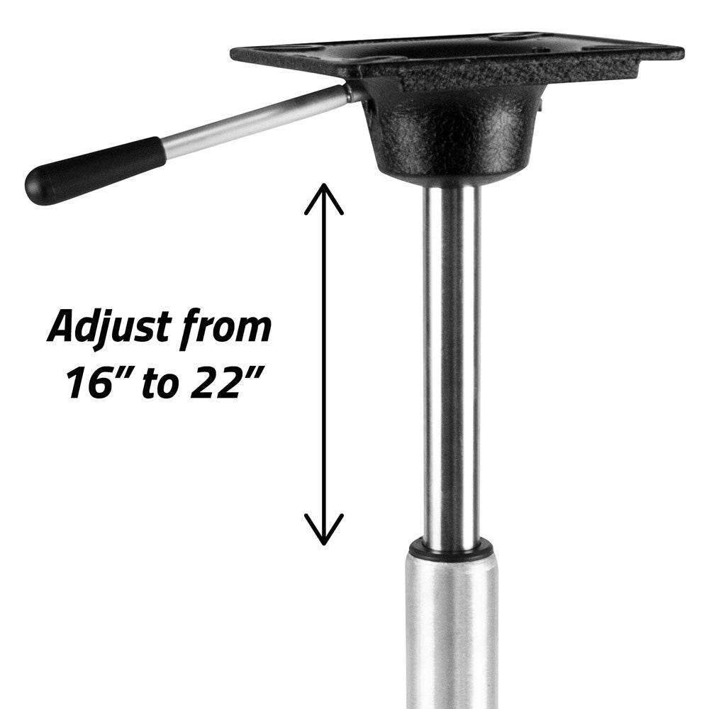 Suncoast Marine and Auto offers Wise Threaded Power Rise Sit Down Pedestal [8WD3003]