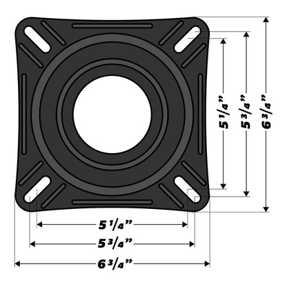 Suncoast Marine and Auto offers Wise 7" Boat Seat Swivel [8WD7S]