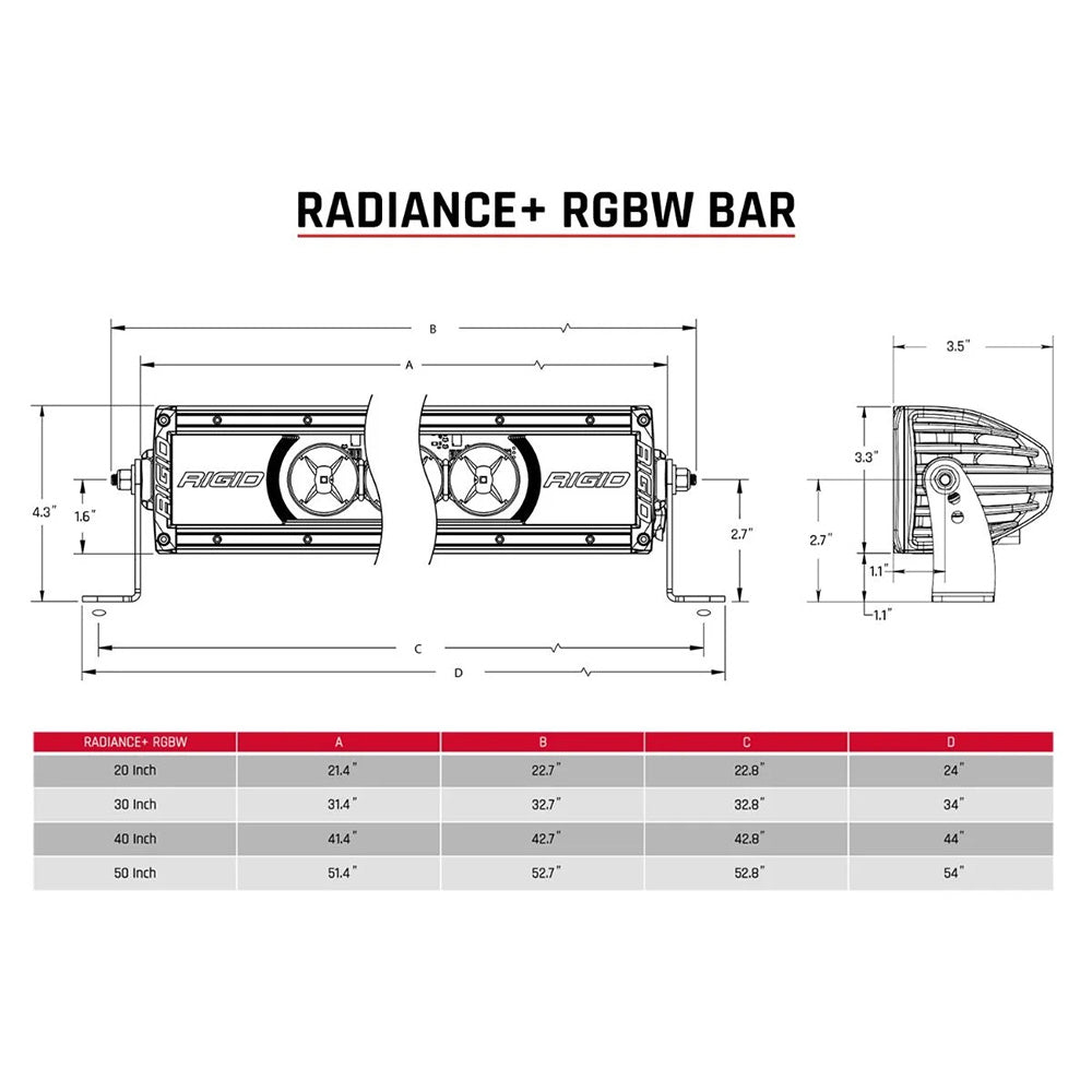 Suncoast Marine and Auto offers RIGID Industries Radiance + 30" Light Bar - RGBW [230053]