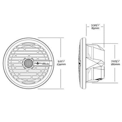 Suncoast Marine and Auto offers Roswell R1 8 Marine Speakers - White - 100W RMS 200W Peak Power [C920-1610]