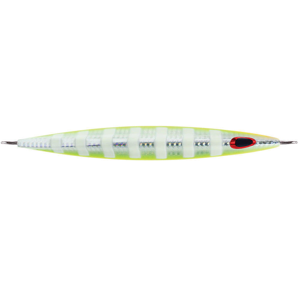 Suncoast Marine and Auto offers Williamson Kensaki 170 Jig - 6" - 6oz - UV Chartreuse Glow Zebra [KSJ170UVCGZ]