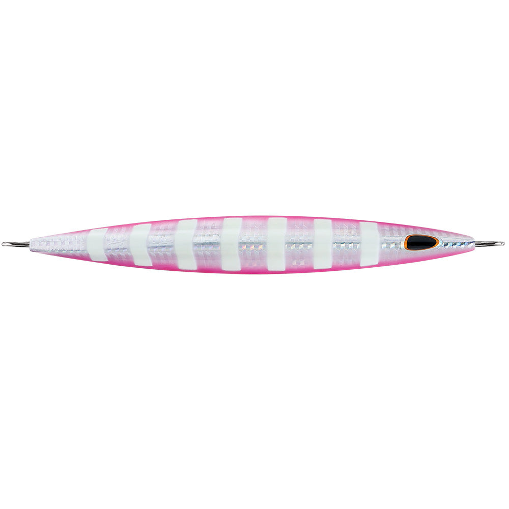 Suncoast Marine and Auto offers Williamson Kensaki 220 Jig - 6.75" - 7.75oz - Silver Pink Zebra [KSJ220SPZ]