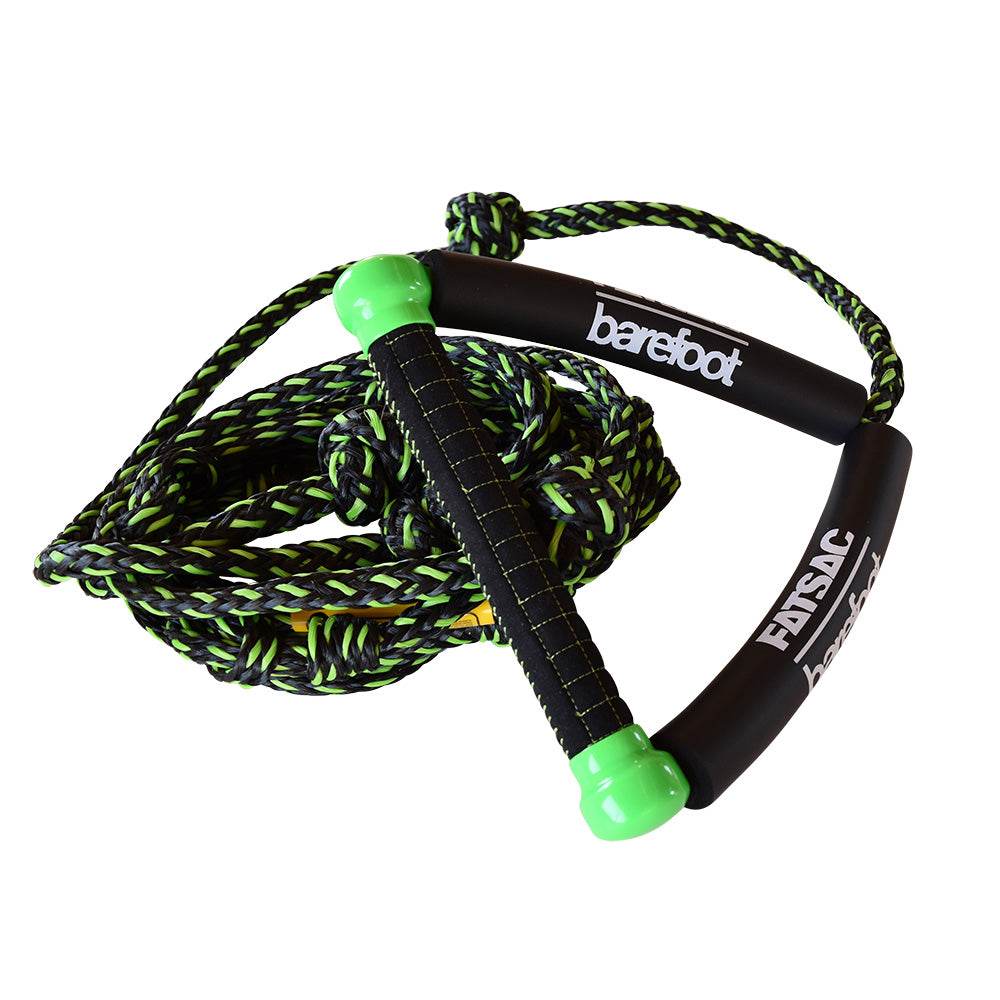 Suncoast Marine and Auto offers FATSAC 25 Wake Surf Rope Handle Combo - Green Black [M1035-C]