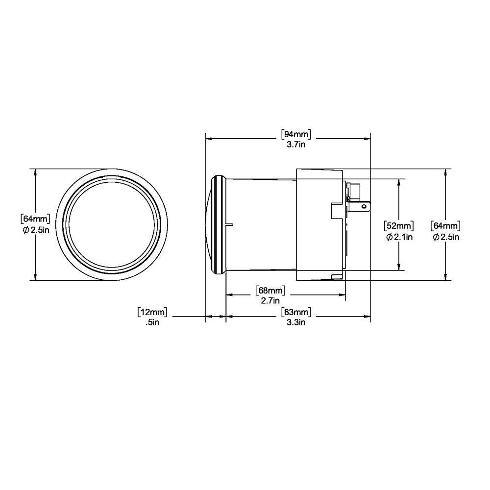 Suncoast Marine and Auto offers Ritchie X-23BU RitchieSport Compass - Dash Mount - Black/Blue [X-23BU]