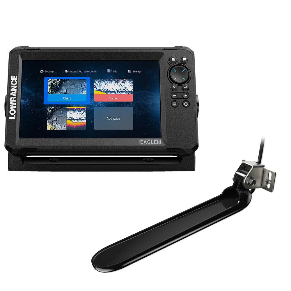 Suncoast Marine and Auto offers Lowrance Eagle 9 w/TripleShot T/M Transducer Discover OnBoard Chart [000-16229-001]