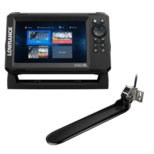 Suncoast Marine and Auto offers Lowrance Eagle 7 w/TripleShot Transducer U.S. Inland Charts [000-16120-001]