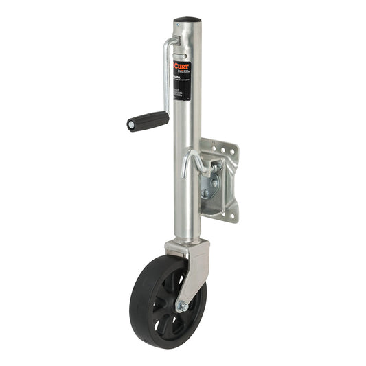 Suncoast Marine and Auto offers CURT Marine Jack w/8 Wheel - 1,500 lbs - Adjust Vertically 10" [28116]