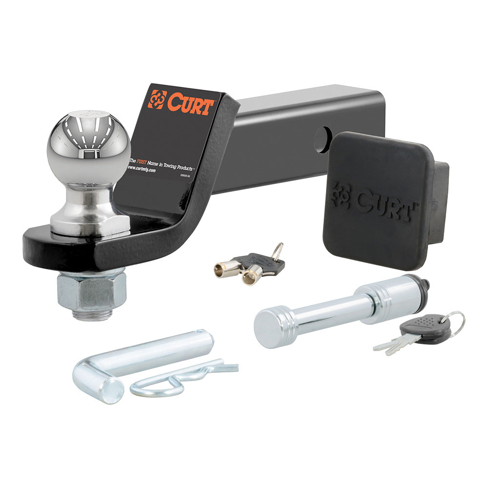 Suncoast Marine and Auto offers CURT Towing Starter Kit w/2" Ball - 2" Shank - 7,500 lbs - 2" Drop [45534]