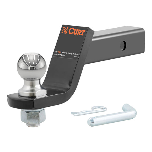 Suncoast Marine and Auto offers CURT Loaded Ball Mount w/2" Ball - 2" Shank - 4" Drop - 7,500 lbs [45056]