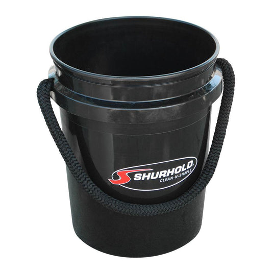 Suncoast Marine and Auto offers Shurhold Worlds Best Rope Handle Bucket - 5 Gallon - Black [2452]