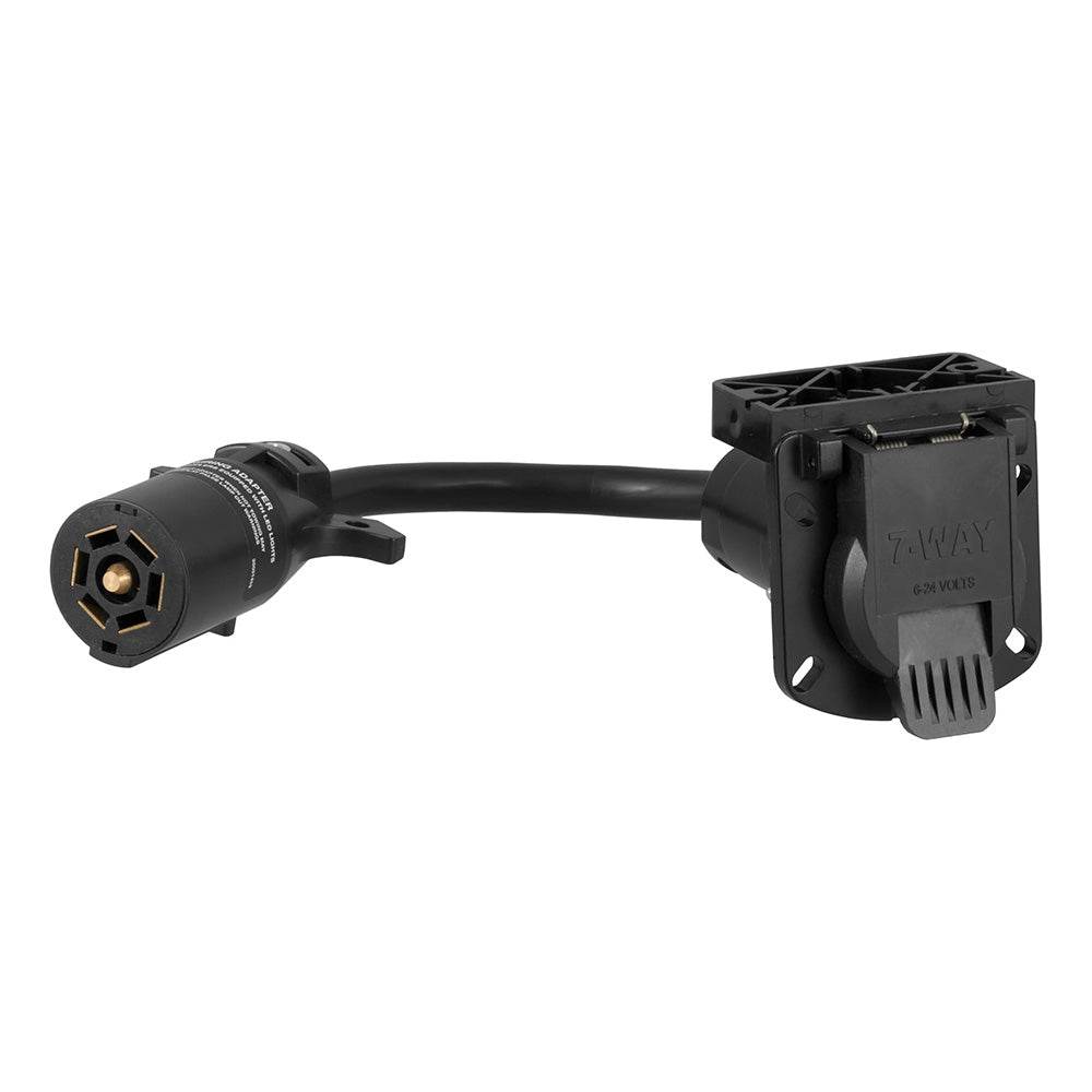 Suncoast Marine and Auto offers CURT 7-Way RV Blade LED Electrical Adapter [57003]