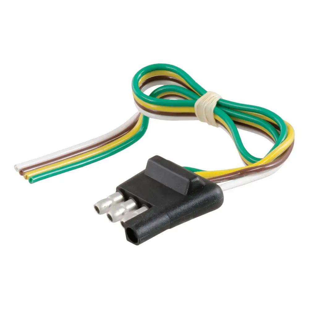 Suncoast Marine and Auto offers CURT 4-Way Flat Connector Plug w/12 Wires Trailer Side [58031]