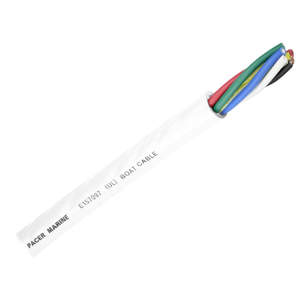 Suncoast Marine and Auto offers Pacer Round 6 Conductor Cable - By The Foot - 16/6 AWG - Black, Brown, Red, Green, Blue White [WR16/6-FT]