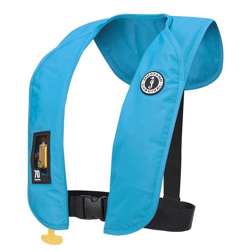 Suncoast Marine and Auto offers Mustang MIT 70 Manual Inflatable PFD - Azure (Blue) [MD4041-268-0-202]