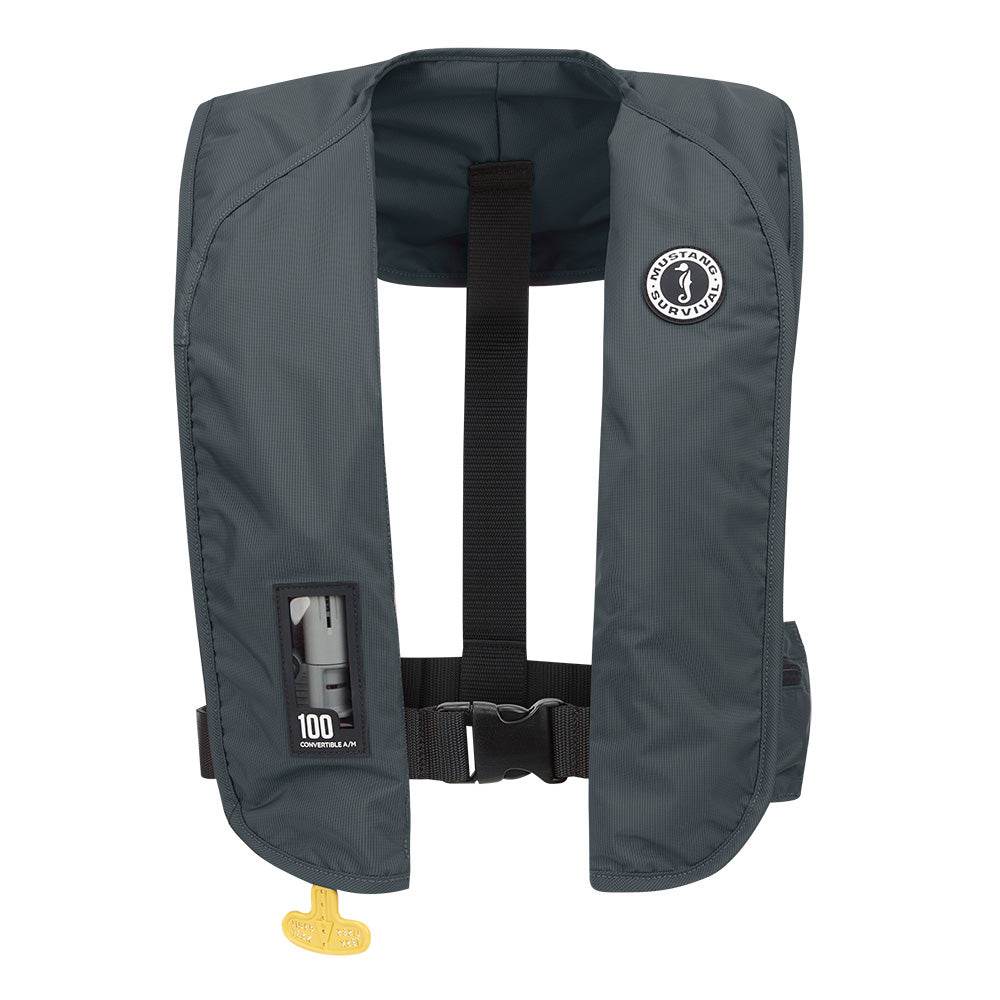 Suncoast Marine and Auto offers Mustang MIT 100 Convertible Inflatable PFD - Admiral Grey [MD2030-191-0-202]