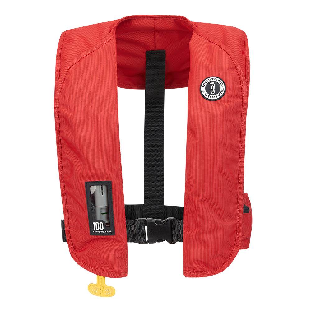 Suncoast Marine and Auto offers Mustang MIT 100 Convertible Inflatable PFD - Red [MD2030-4-0-202]