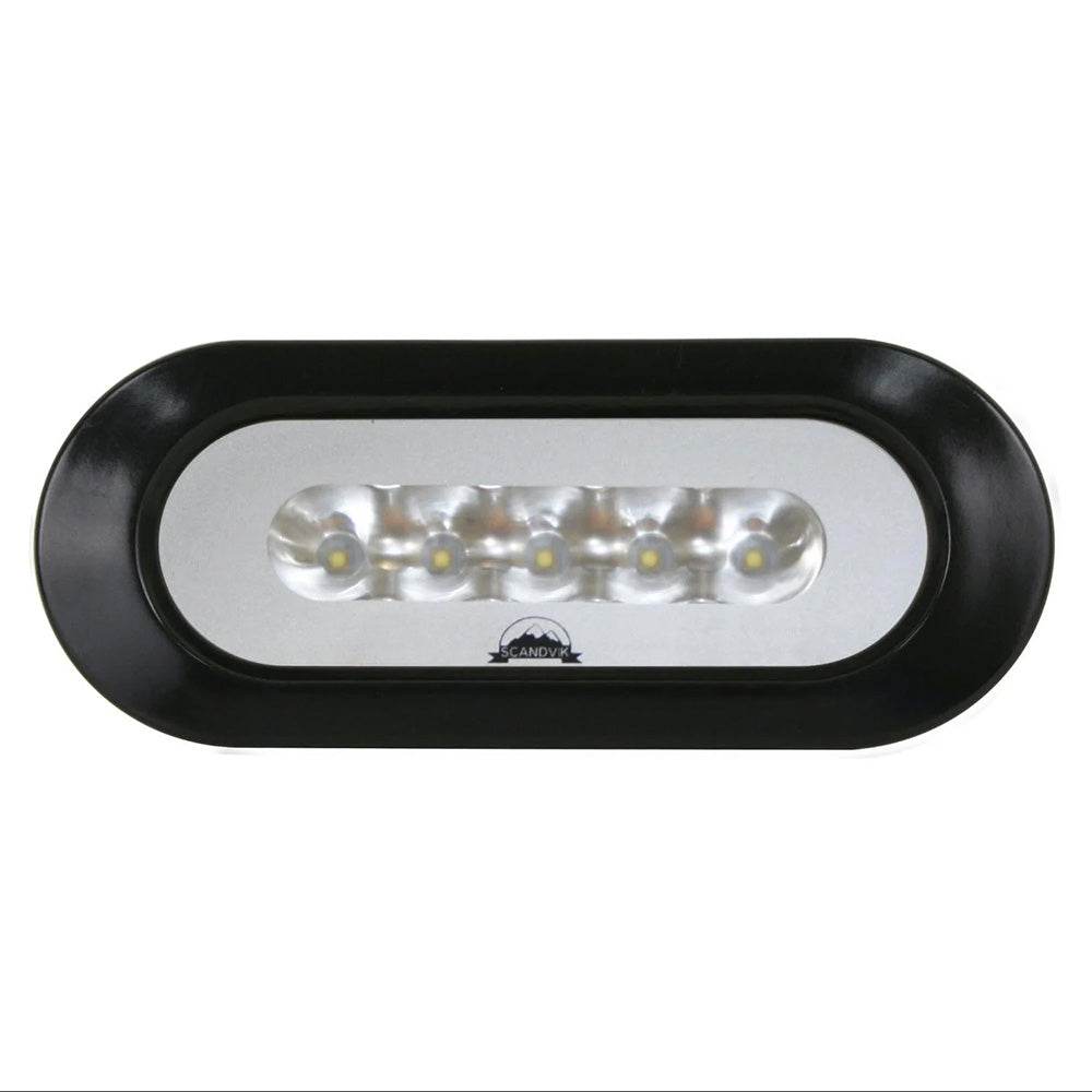 Suncoast Marine and Auto offers Scandvik Flush Mount Spreader Light - Black [41356P]