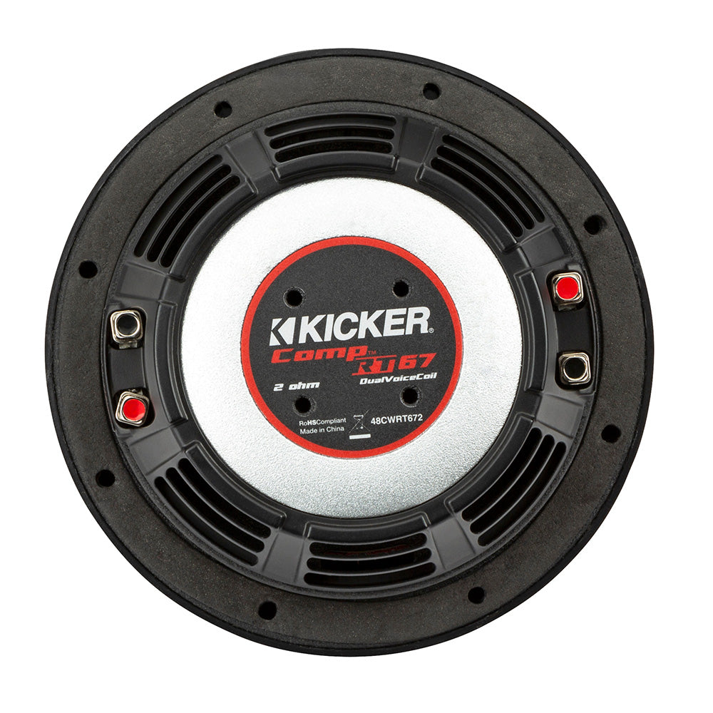 Suncoast Marine and Auto offers KICKER CompRT 6.75" Ultra Thin Subwoofer - 4-Ohm [48CWRT674]