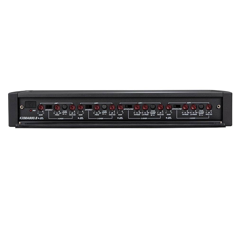 Suncoast Marine and Auto offers KICKER KXMA800.8 8 x 100W 8-Channel Full-Range Class D Amplifier [48KXMA8008]